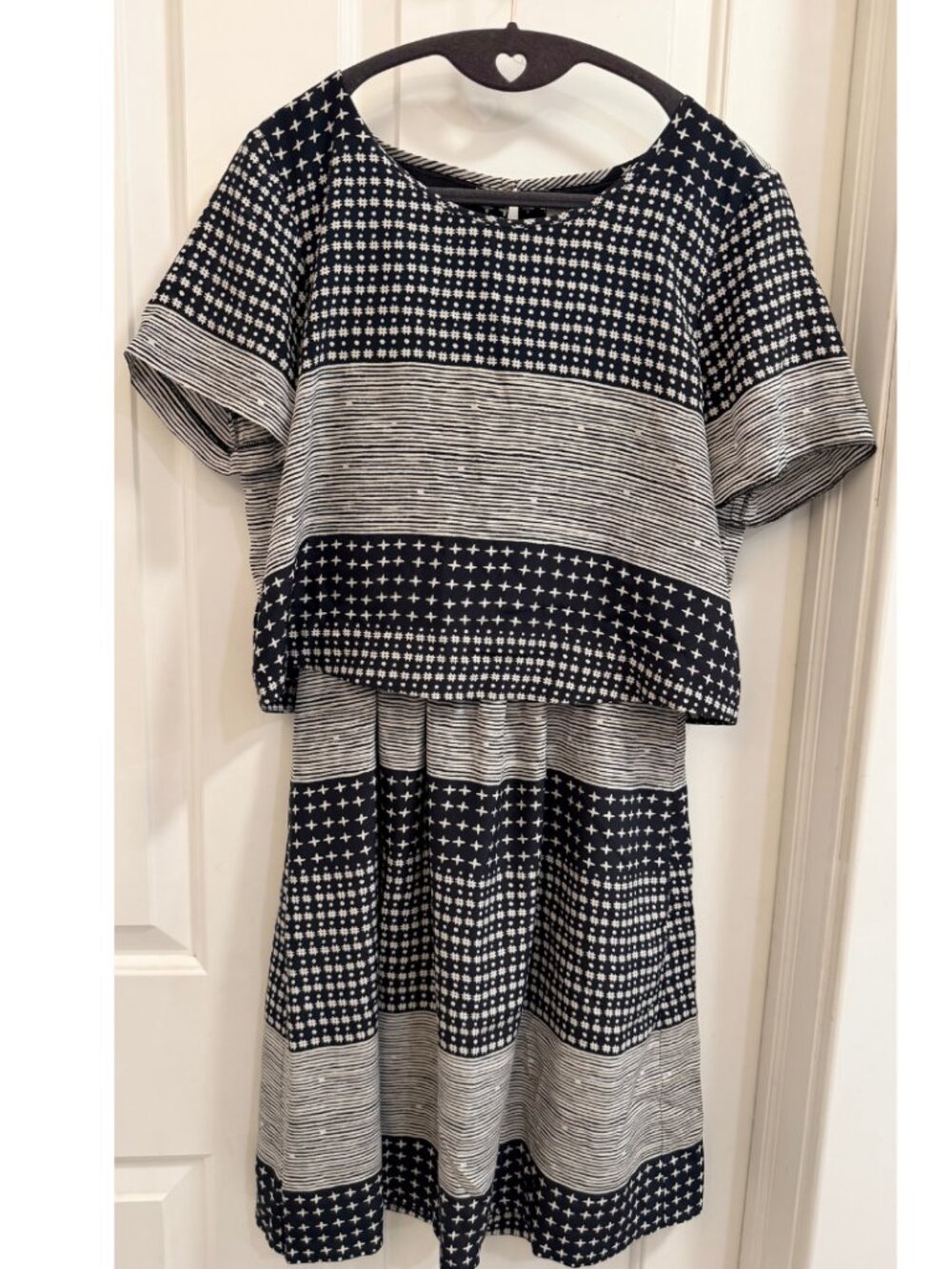 Madewell 100% Silk Layered Cutout Back Dress Size 2